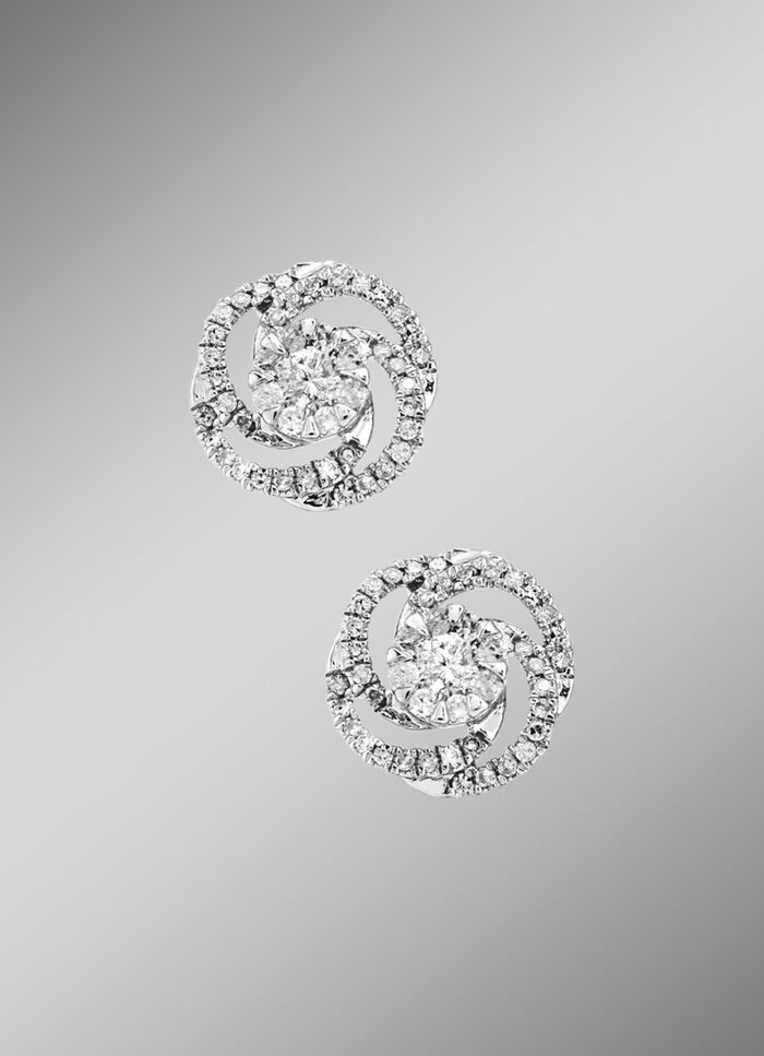 Ohrstecker mit Brillanten und Diamanten 