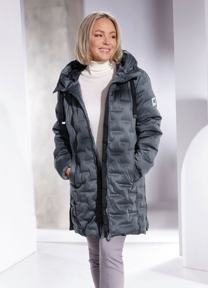 Funktions-Kurzmantel in 2 Farben ANTHRAZIT