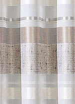 &Uuml;bergardinen-Garnitur in Leinen-Optik NATUR