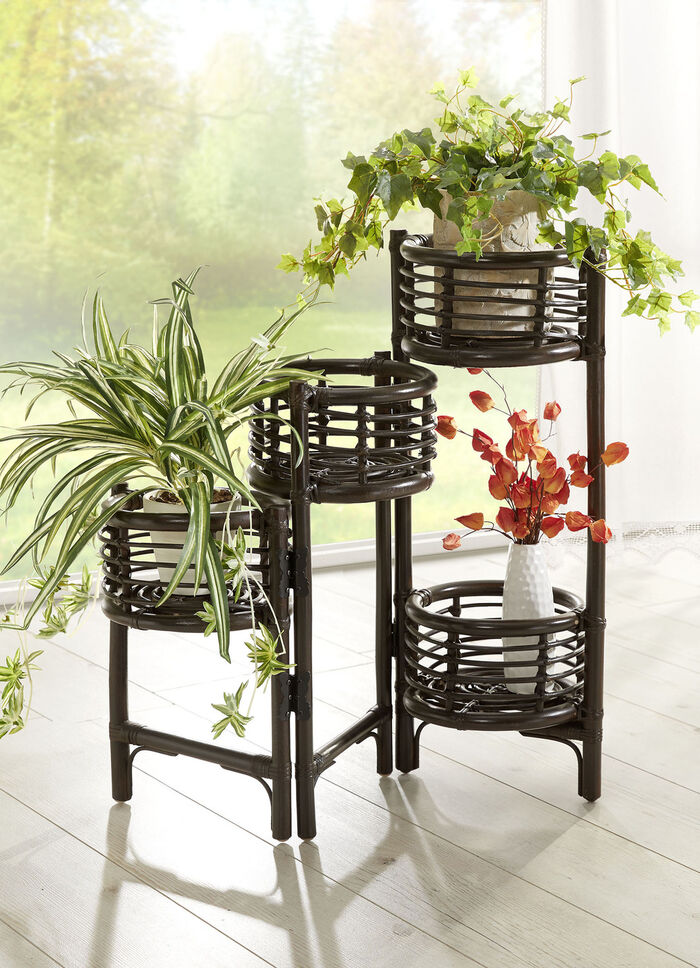 Blumenst&auml;nder aus Rattangeflecht 