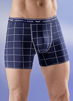 Dreierpack Pants, kariert mit Elastikbund 