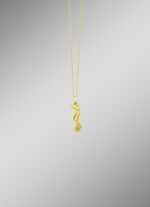 Seepferdchen-Anhänger mit Struktur 