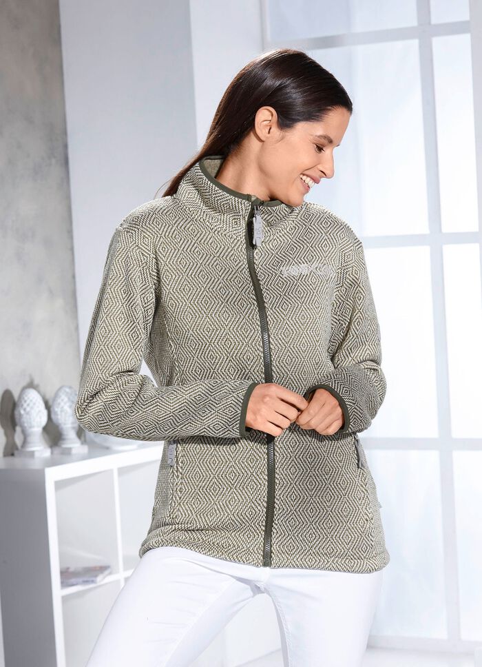 Jacke mit Jacquardmuster 
