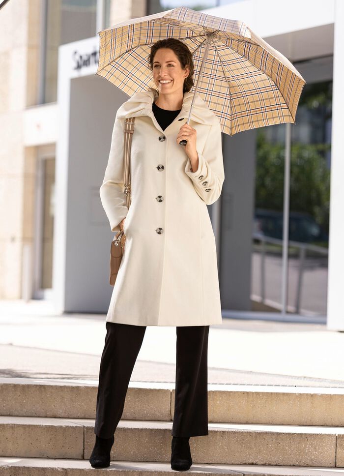 Mantel mit Knopfleiste 