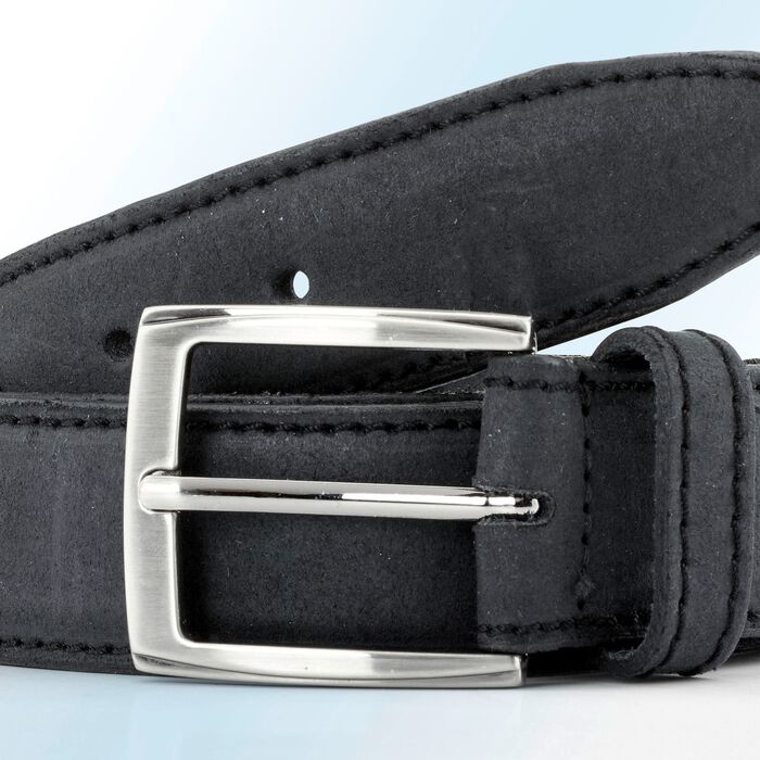 Lederg&uuml;rtel SCHWARZ