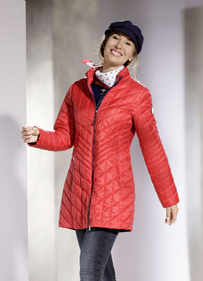 Funktions-Longjacke in 2 Farben TOMATE