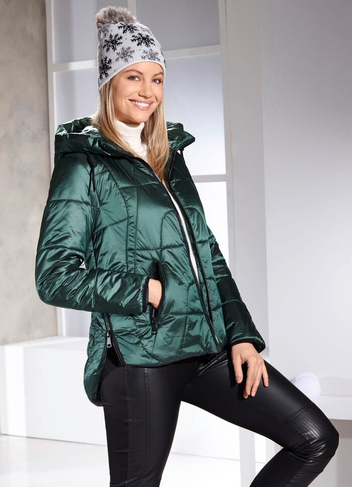 Jacke in 2 Farben FLASCHENGR&Uuml;N