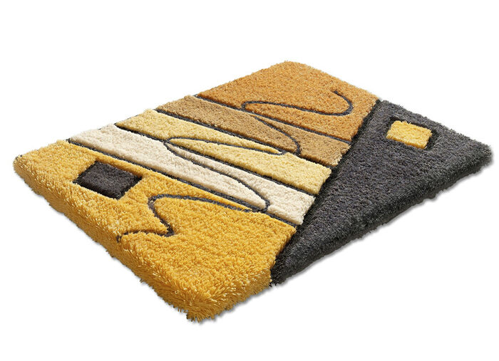 Barfußweiche Badgarnitur in harmonischen Farbtönen TERRA-GRAU