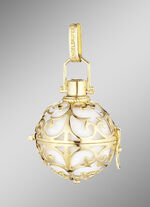 "Engelsrufer"-Anh&auml;nger vergoldet 