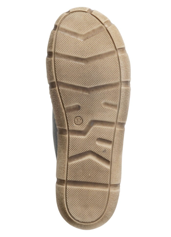 Andrea Conti Schnür-Bootie mit Schaftrand aus kariertem Textil SCHWARZ-BRAUN