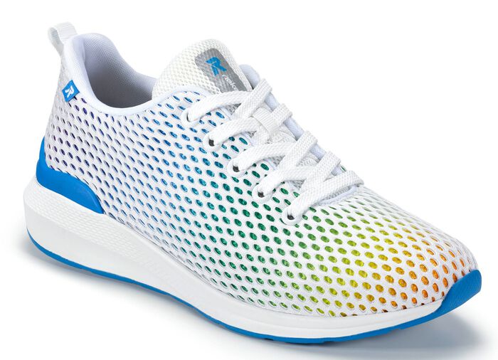 Rieker Sneaker mit Regenbogen-Farbverlauf WEISS-BUNT