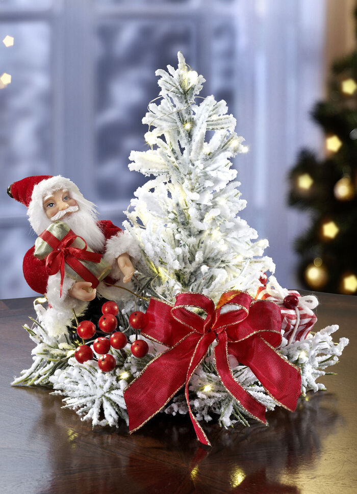 Beleuchtetes Tischgesteck 