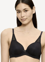 Triumph-Aura Spotlight Bügel-BH mit Elastikspitze SCHWARZ