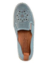 Gemini, sommerliche Damen-Slipper, Weite G, mit herausnehmbarem Fu&szlig;bett JEANS