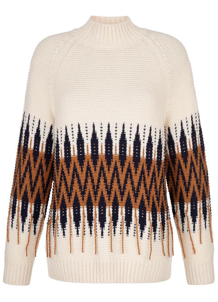 Pullover in Biesenstrick 