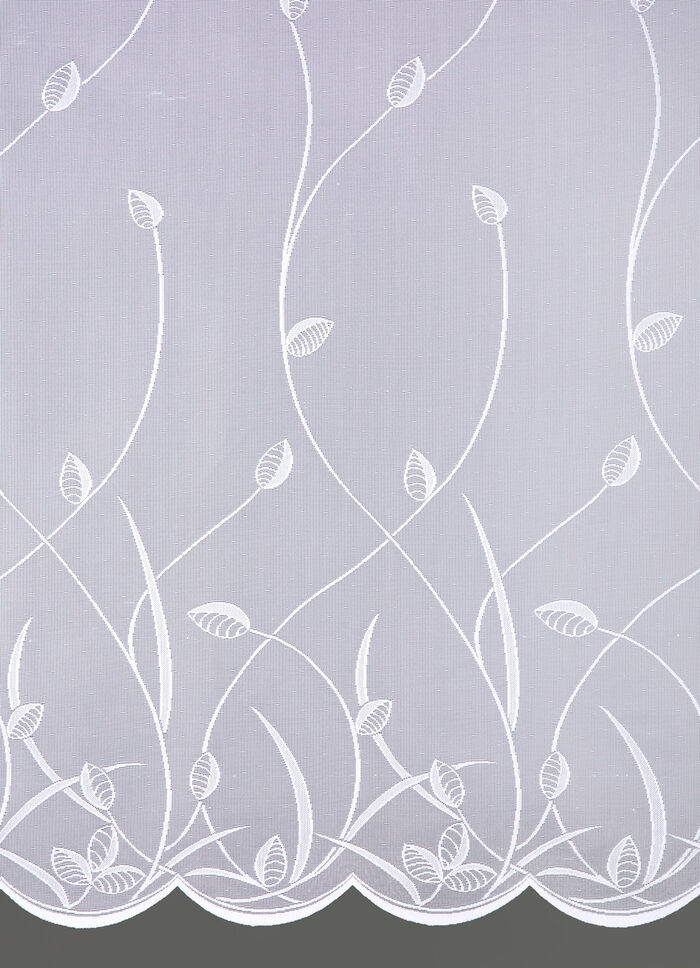 Lichtdurchl&auml;ssiger Store mit Universalschienenband 