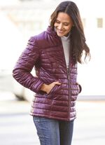 Lederjacke mit abtrennbarer Kapuze 