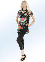 7/8-lange Leggings mit schm&uuml;ckenden Zierkn&ouml;pfen 