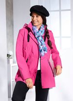 Funktionsjacke mit Rei&szlig;verschluss im R&uuml;ckteilkoller 