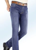 "Francesco Botti"-Unterbauch-Jeans mit Dehnbund in 3 Farben JEANSBLAU
