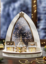 Lichterspitze aus Holz 