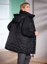 Daunen-Longjacke mit geklebten Kammern 