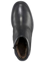 Stiefelette aus molligem Lammfellfutter SCHWARZ