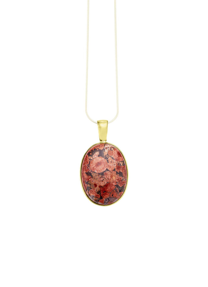 Schönes Unikat: Anhänger mit Flower Opal 