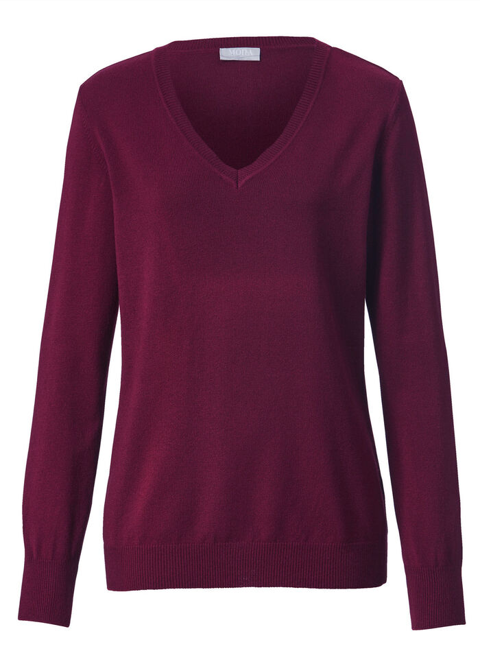 Pullover mit Modal-Anteil BEERE
