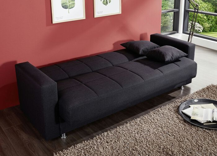 Klick-Klack-Sofa mit Dekokissen 