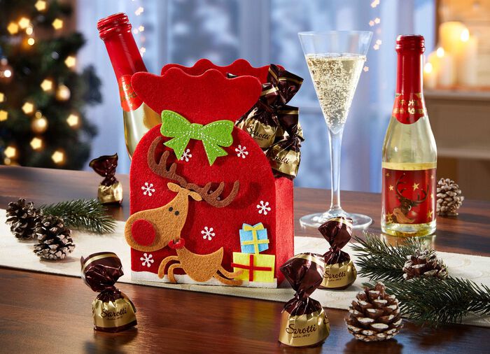 Polyester-Filz-Weihnachtspr&auml;senttasche 