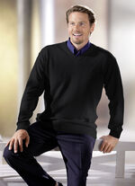 Herrlicher Pullover mit V-Ausschnitt in 5 Farben SCHWARZ