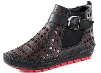 Gemini, sommerliche Damen-Boots, Weite G, mit herausnehmbarem Fu&szlig;bett 