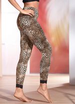 Leggings mit Leo-Print 