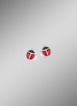 Ohrstecker als Marienk&auml;fer 