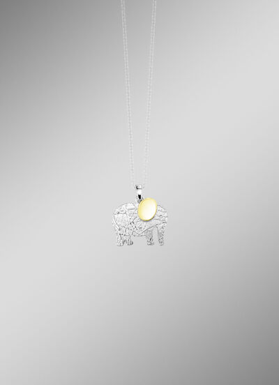 Elefanten-Anhänger in Silber 