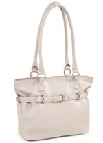 Laurina, Tasche, Damen, mit abnehmbarem, verstellbarem Ziergurt KIESEL