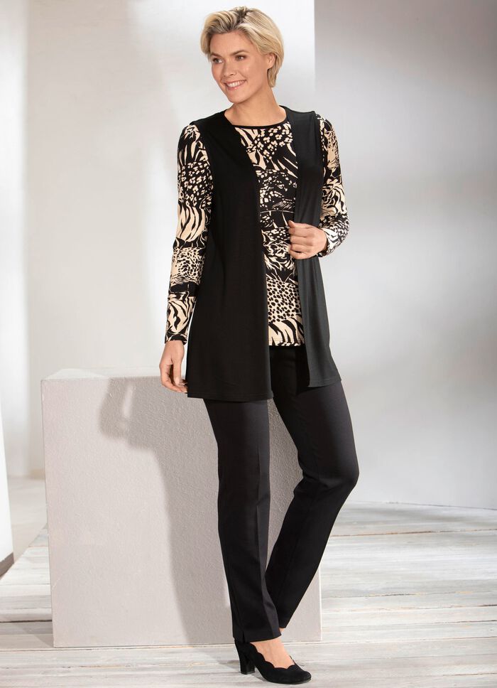 2-teiliges Set aus Weste und Shirt 