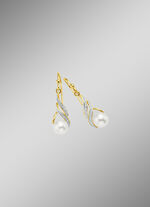 Ohrhaken mit Süßwasser-Zuchtperlen 