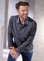 Poloshirt in 2 Farben MARINE-GRAU