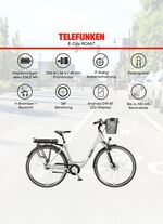 City-E-Bike RC667 von TELEFUNKEN 