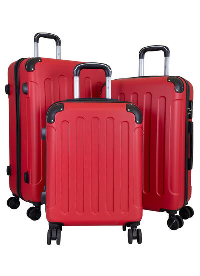 Hartschalen-Kofferset 3-teilig, aus robustem ABS 