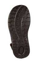 GINO GALANTE, komfortable Herren-Trekkingsandalen, aus Leder BRAUN