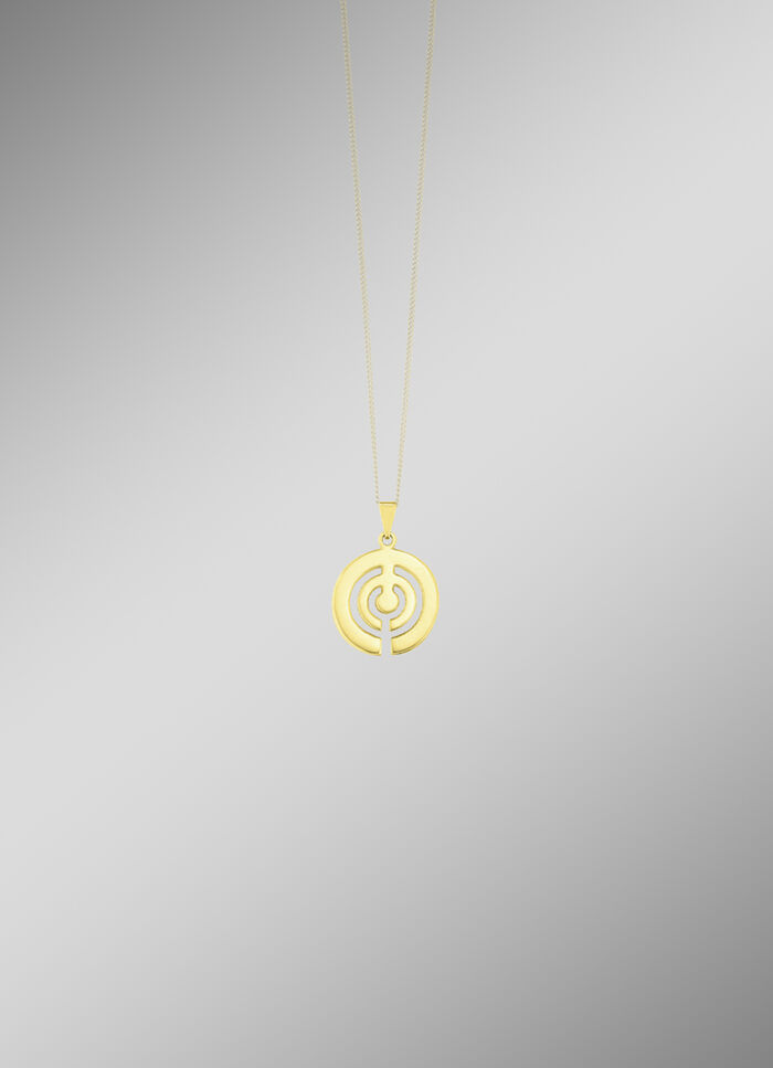 Beidseitig tragbarer Anhänger Wachstumssymbol 