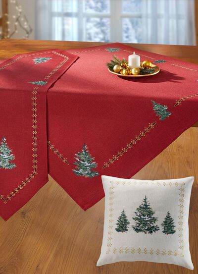 Tisch- und Raumdekoration mit Glitzergarn 