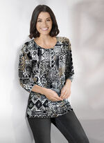 Geschmackvolles Shirt mit 3/4-langen &Auml;rmeln 