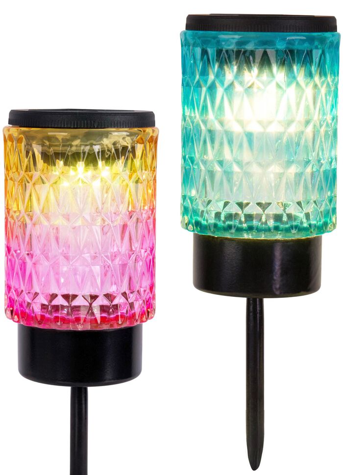 Solar-Dekoleuchten "Mila", 2er-Set 