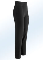 Sportive Hose in aktueller Kn&ouml;chell&auml;nge SCHWARZ