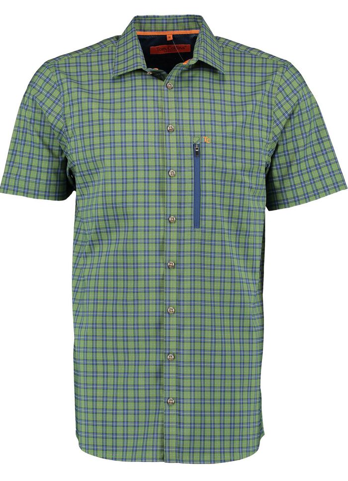 Kariertes Funktions-Hemd in 3 Farben 