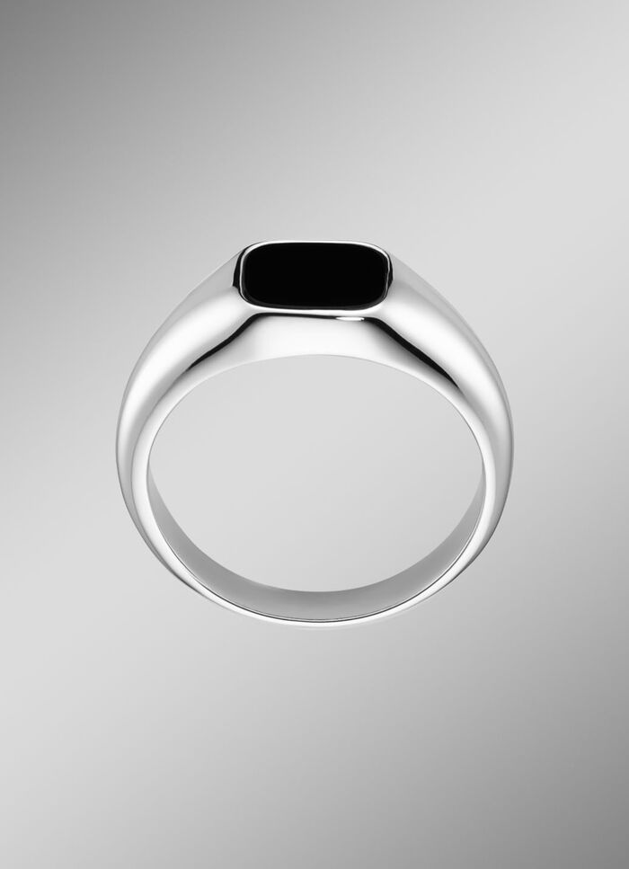 Eleganz für den modernen Mann: Herrenring mit echt Achat